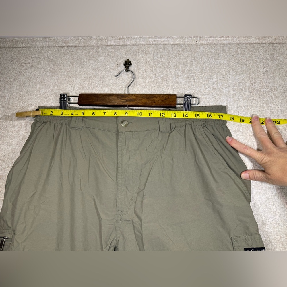 Columbia GRT Convertible Trekking Pants Zip-Off Shorts Hiking Fishing Size L - Picture 8 of 11